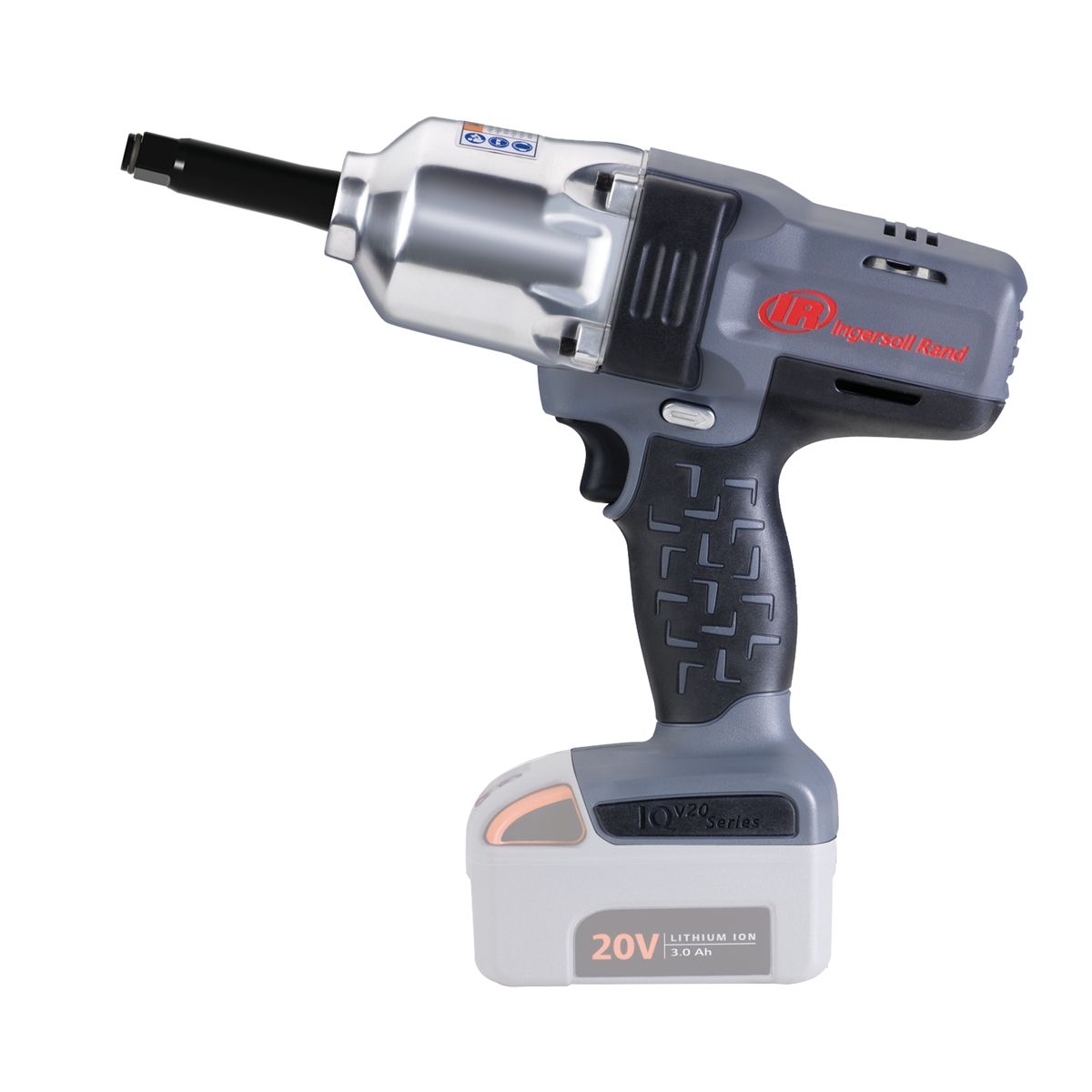 IQv20 Li-Ion 1/2 Inch Drive Cordless Impact Wrench 2 Inch Ext An