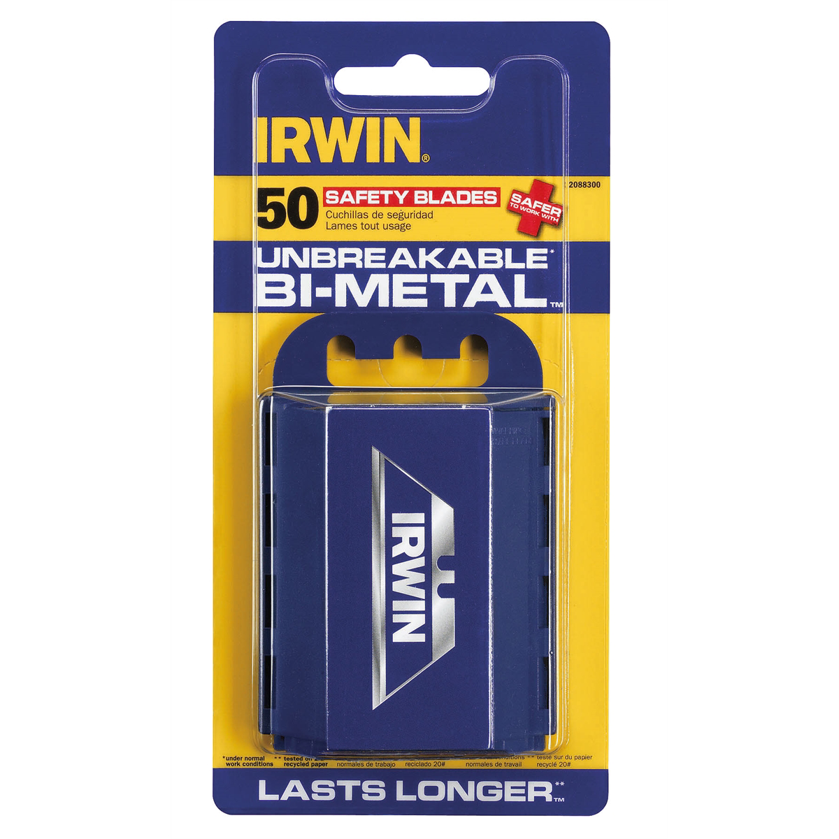 Irwin Titanium Utility Knife Blades 50-Pack Shatterproof