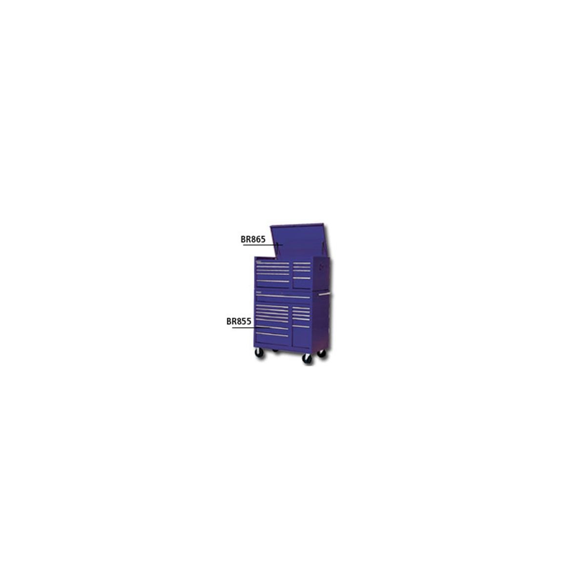 Pro 42 In Extra Deep 13-Drawer Cabinet - Blue