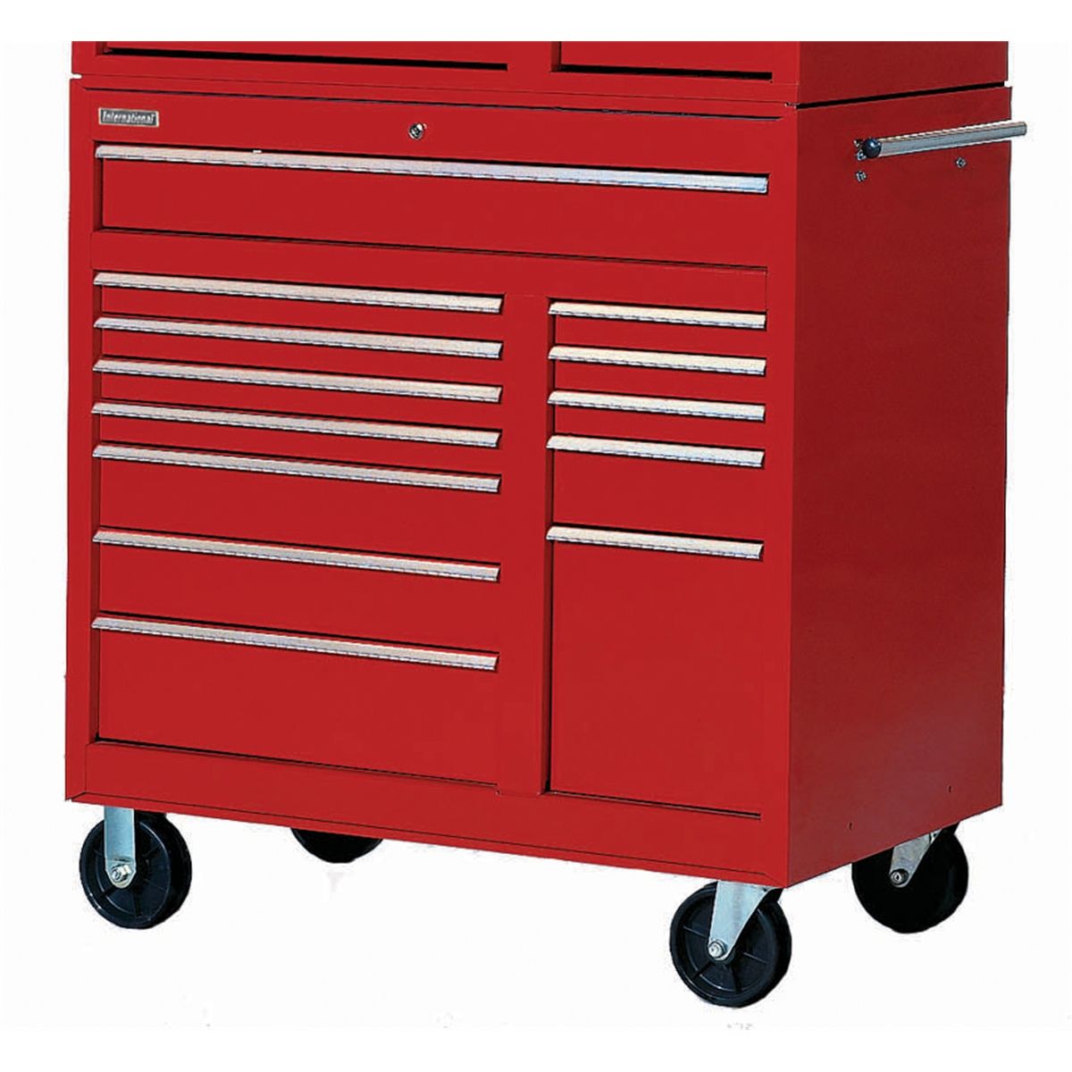 13 DRAWERS: 41-1/2" RED