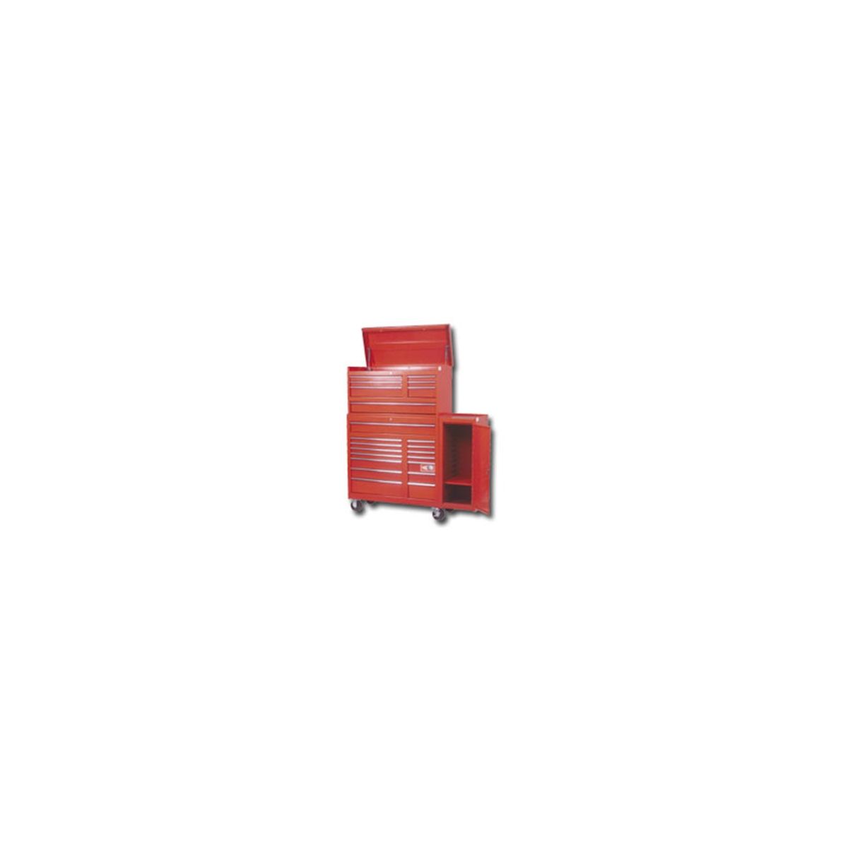 42 In Tool Cabinet w/ FREE Side Box - Red