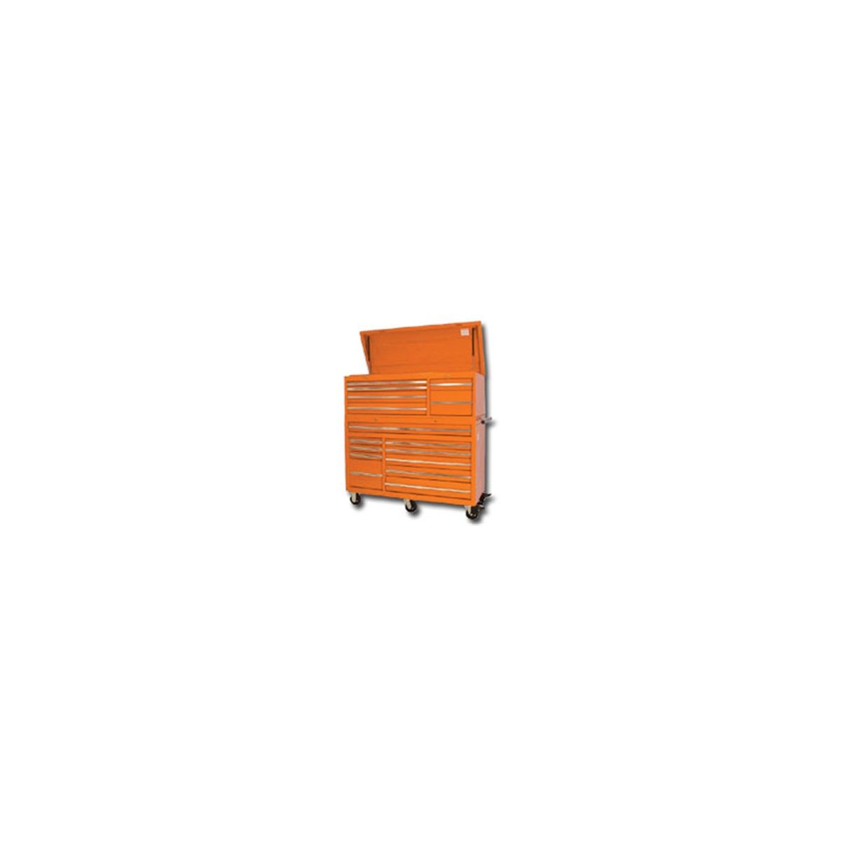 56 In 16 Drawer Chest/Cabinet Combo - Orange VRC5616OR