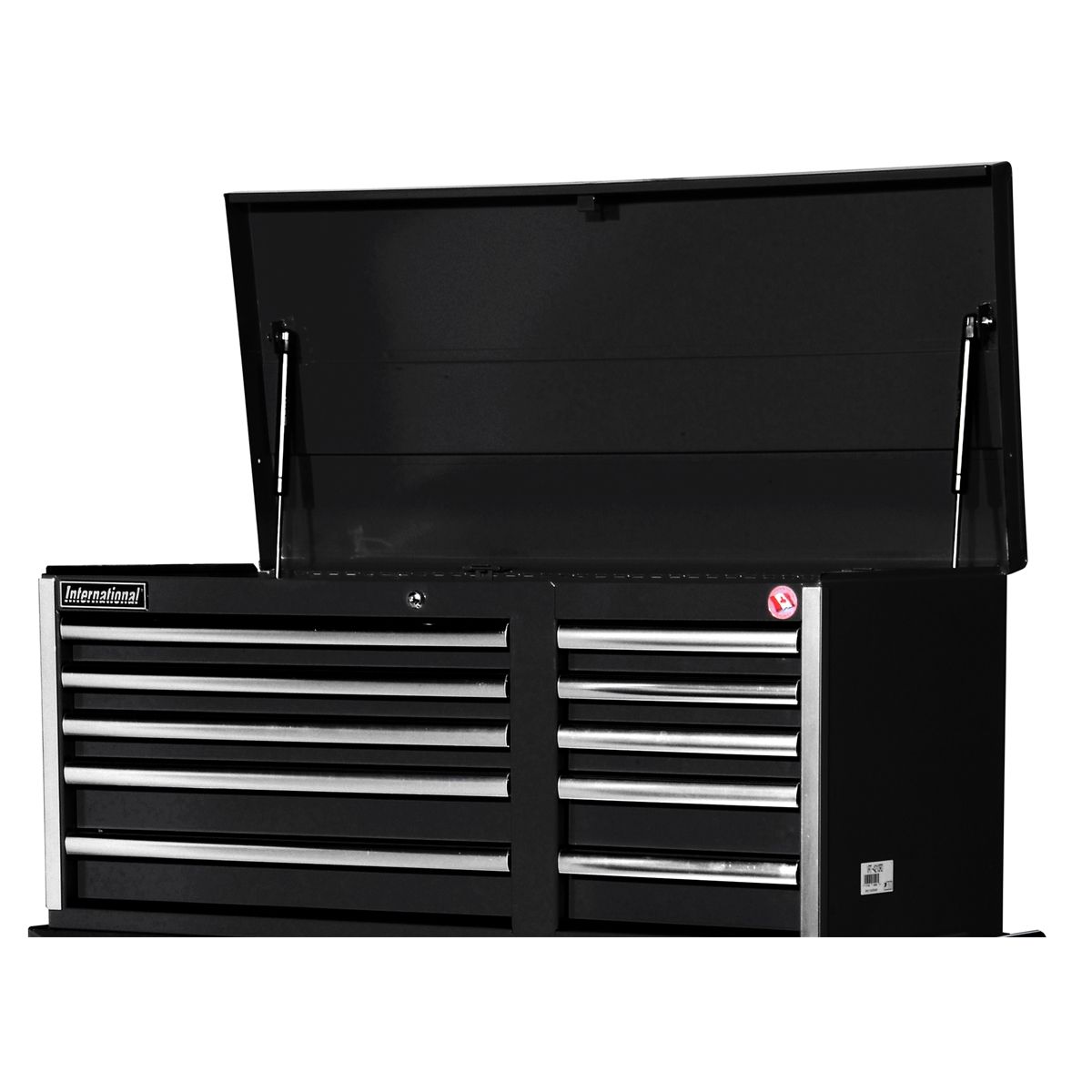 40"BLACK CHEST,10 DRAWER