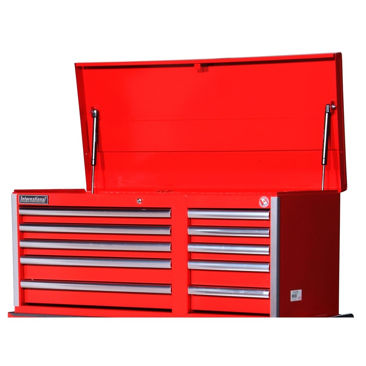 40"RED CHEST,10 DRAWER