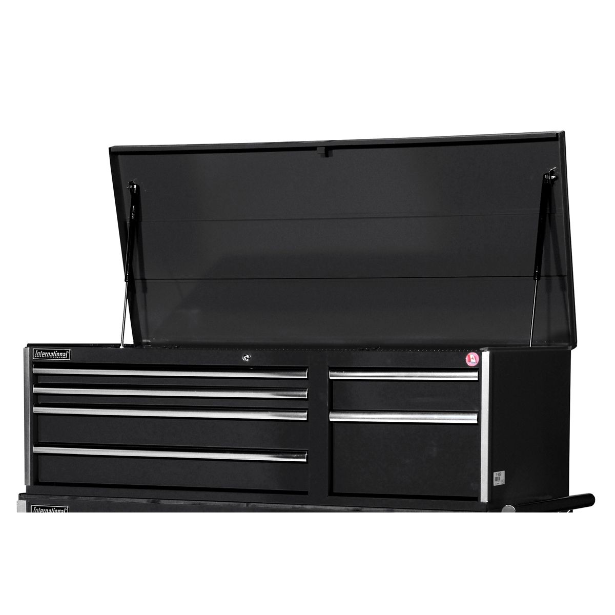56" X 24" 6 DRAWER CHEST BLACK