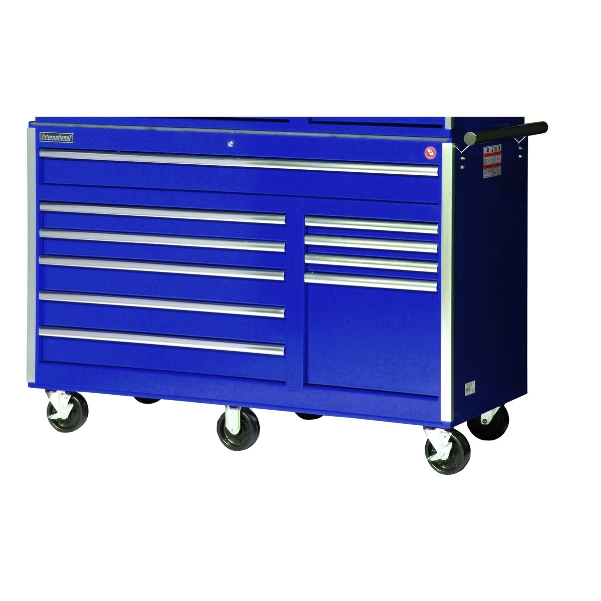 56" x 24" 10 DRAWER CABINET BLUE