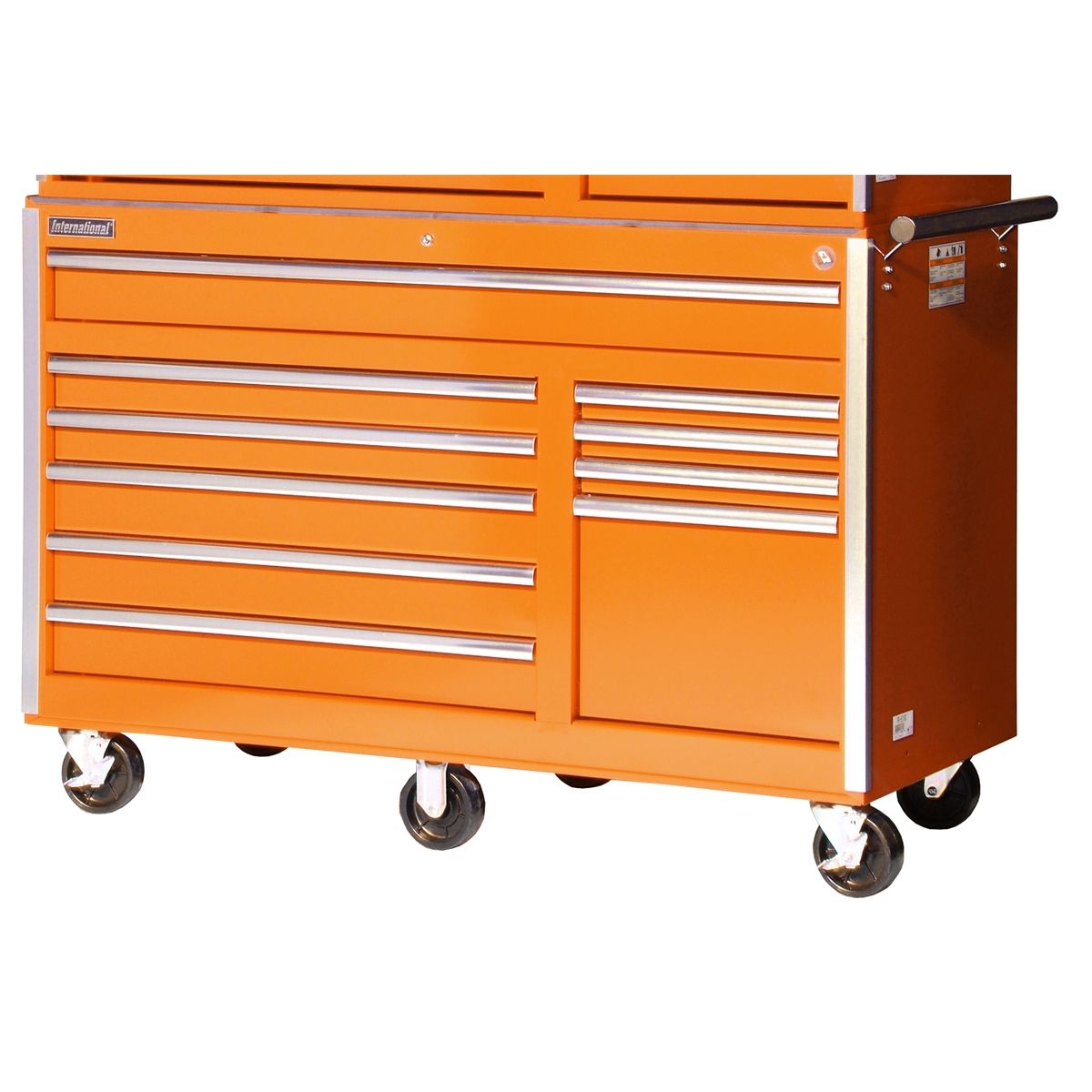 56 In x 24 In 10 Drawer Cabinet - Orange VRB5610OR