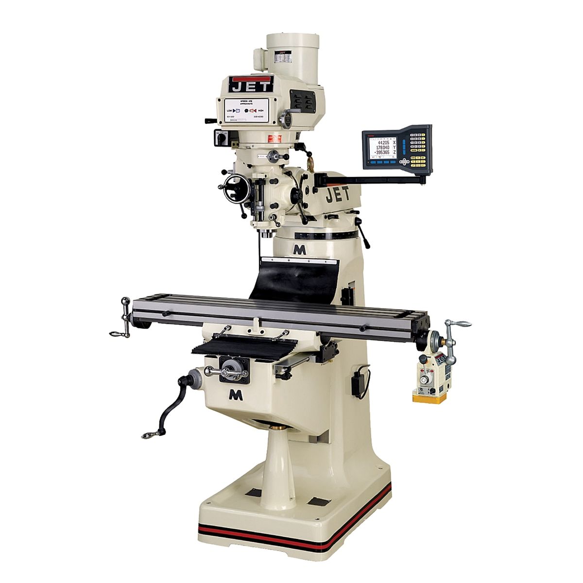 JET JTM-4VS Mill with Acu-Rite VUE DRO & X-Axis Power Feed