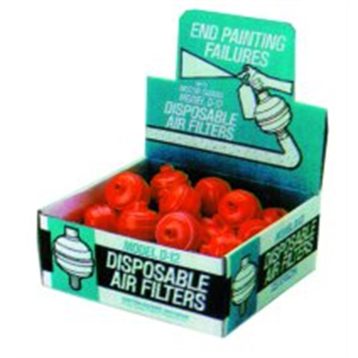 Motor Guard D12125 Disposable Spray Gun Filter 25/Pk JLMD12125