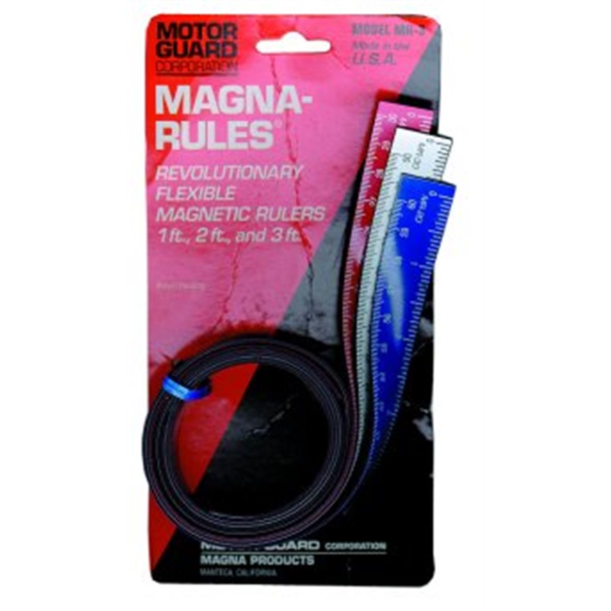2pcs Magnetic Ruler 300x34x0.76mm Grid Runner Soft Magnetic Ruler
