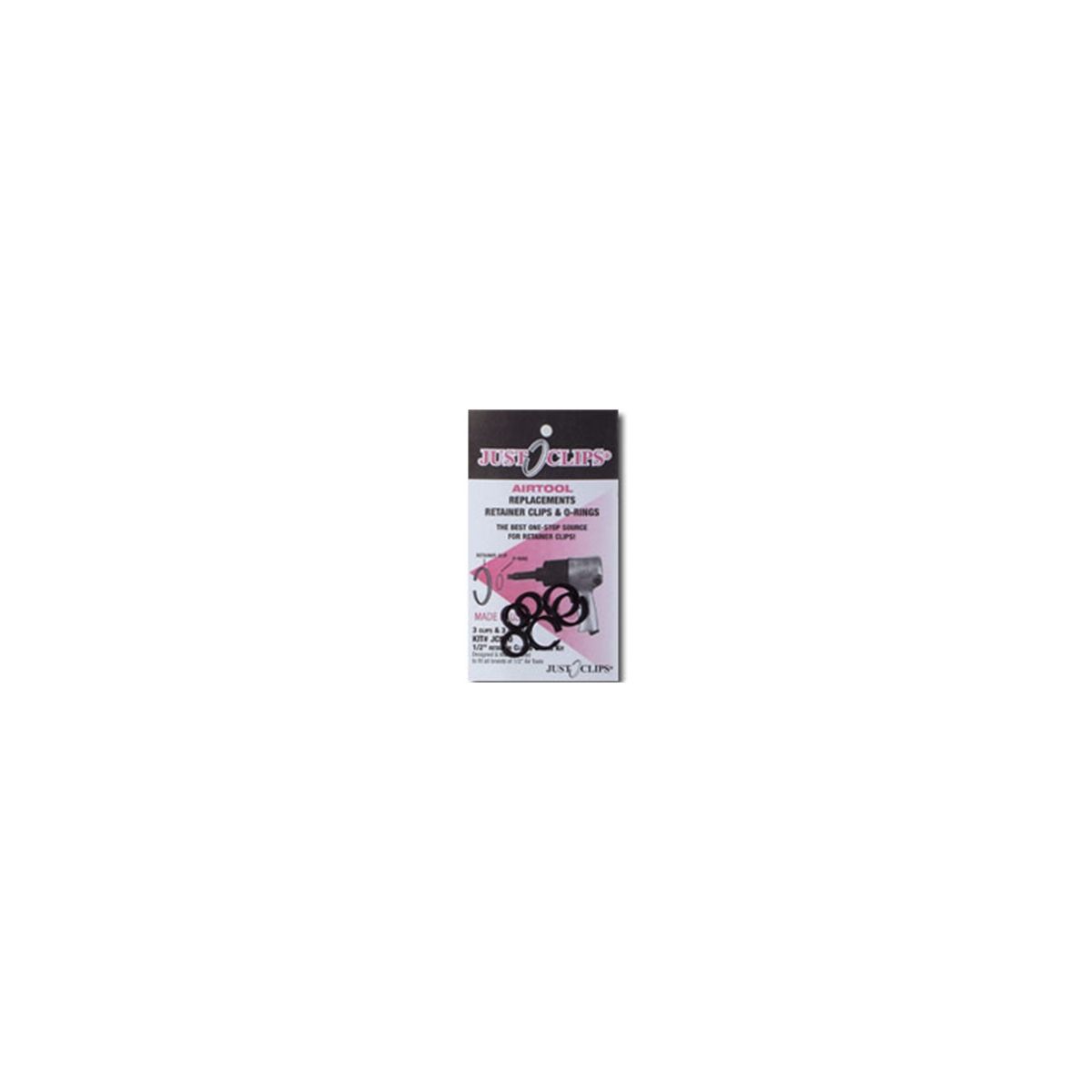 1/2 In Anvil Retainer Clips & O-Rings - 10/Pk
