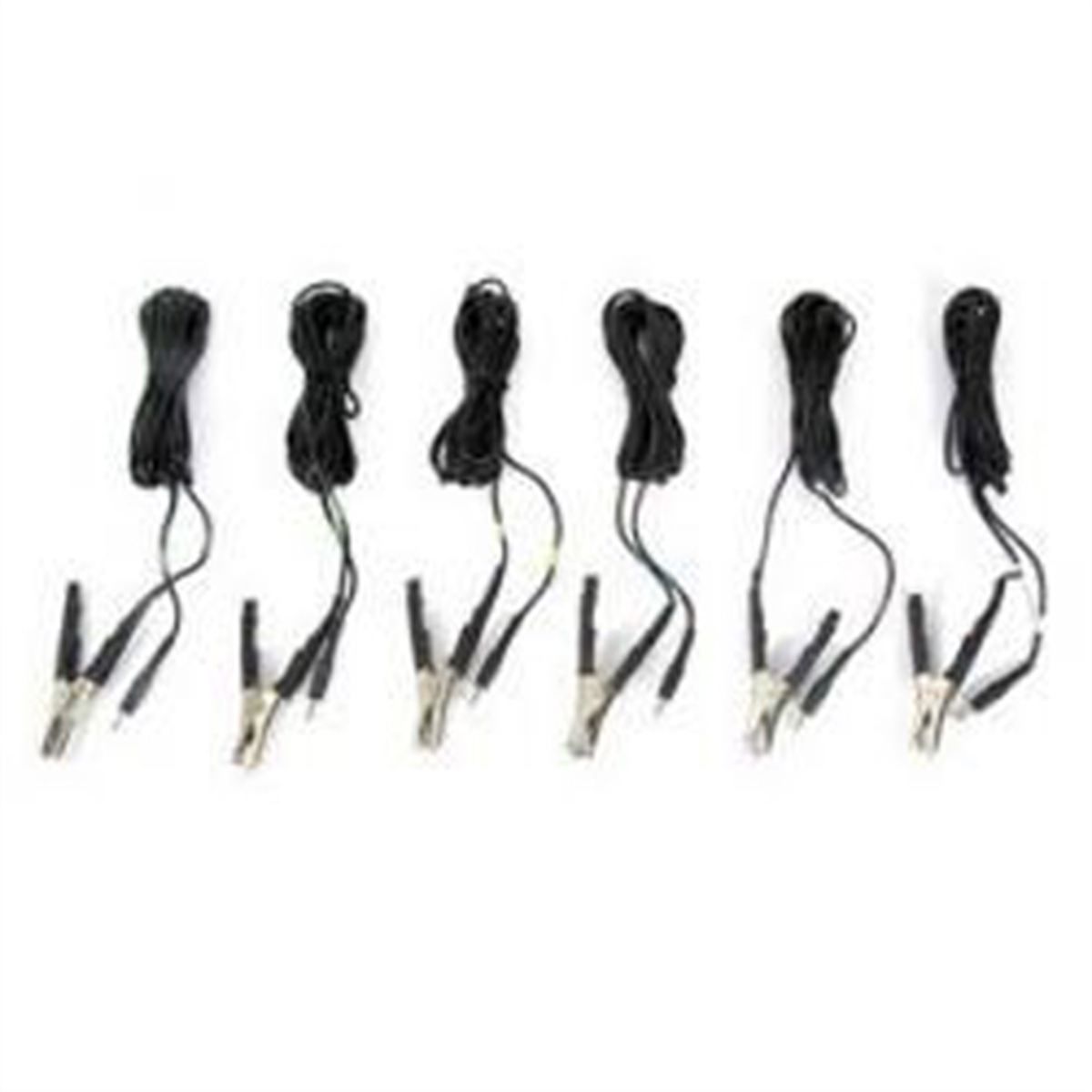 Steelman 06635 Color Coded Microphone Leads with Clamps 6-Pack