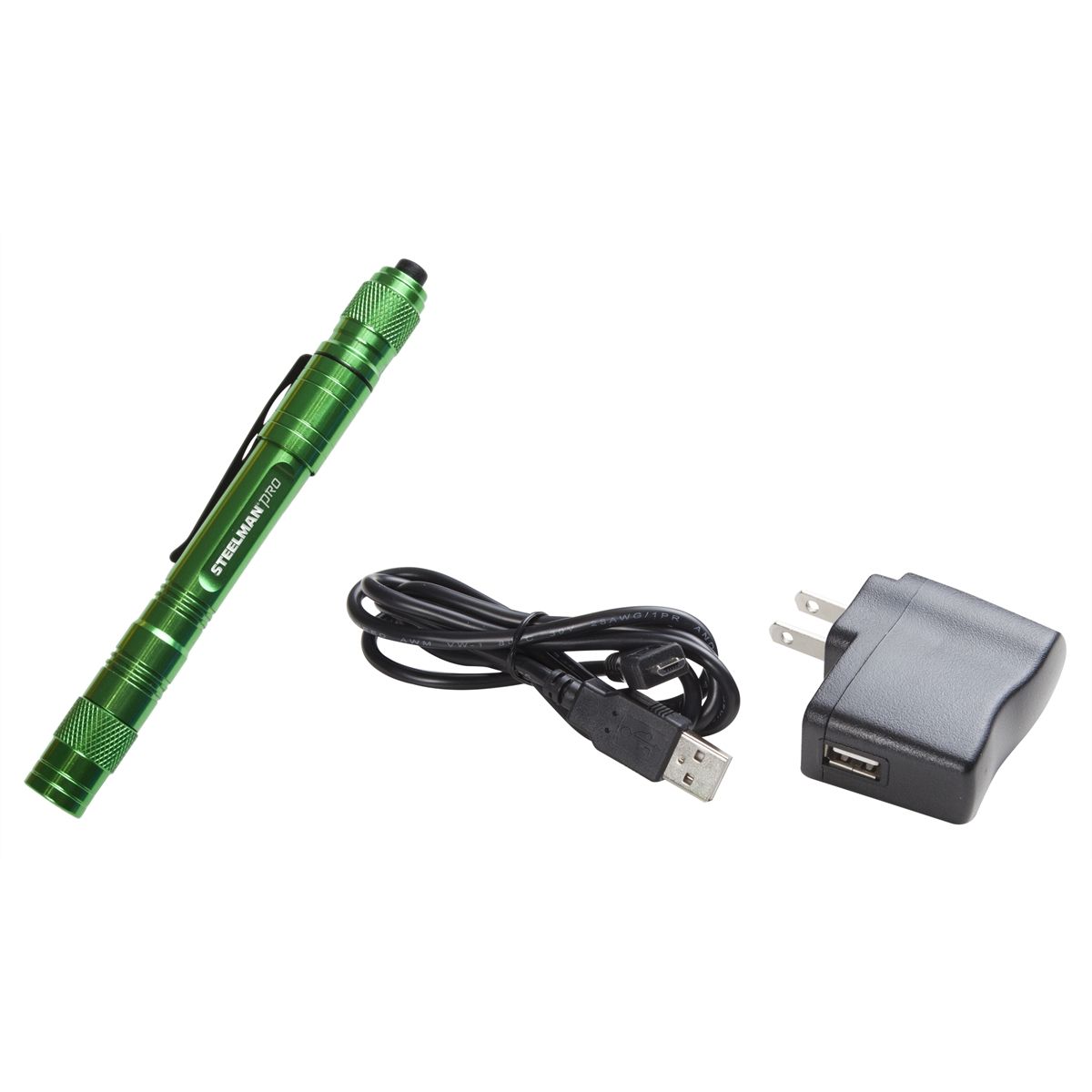 SteelmanPro Rechargeable Penlight (Green)