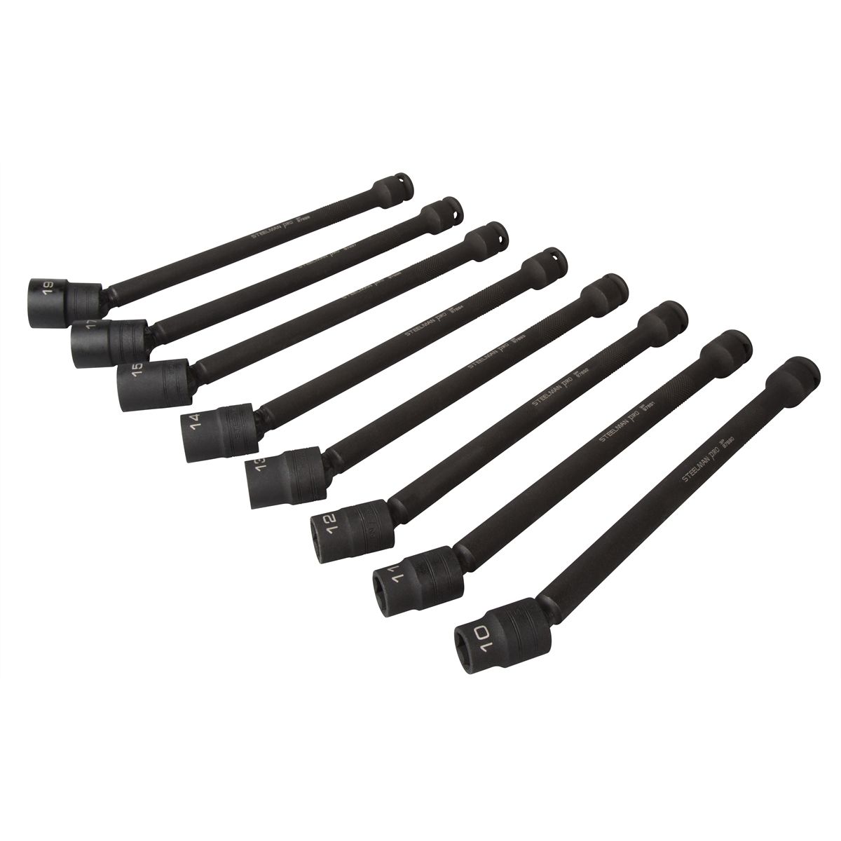 8pc Metric Impact Swivel Extension Socket Set