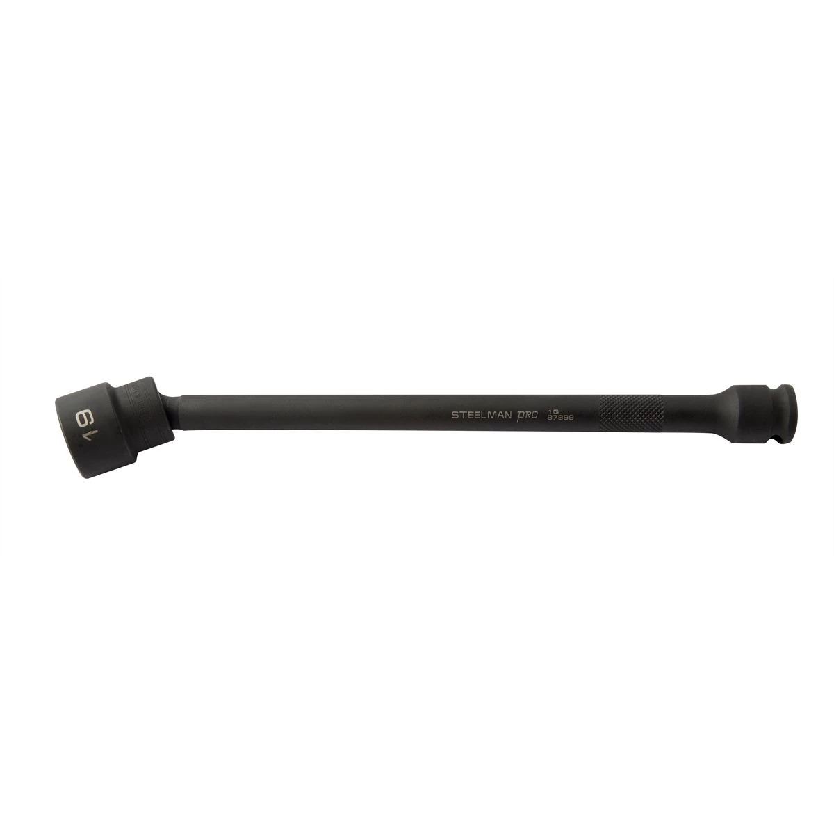 (image for) Steelman 97899 19mm Ball-Joint Impact Socket 3/8" x 9" Long