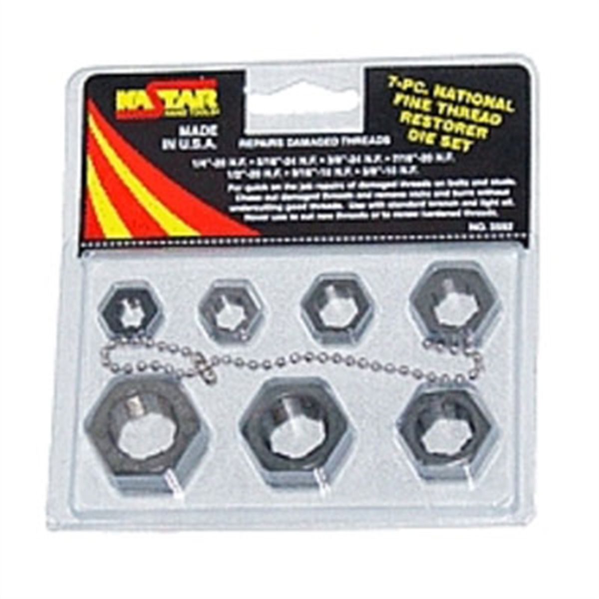 7-Piece SAE Fine Thread Restorer Die Set