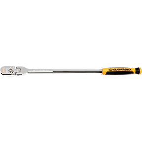 3/8" Dr 120XP Dual Material Handle Flex Head Teardrop Ratchet