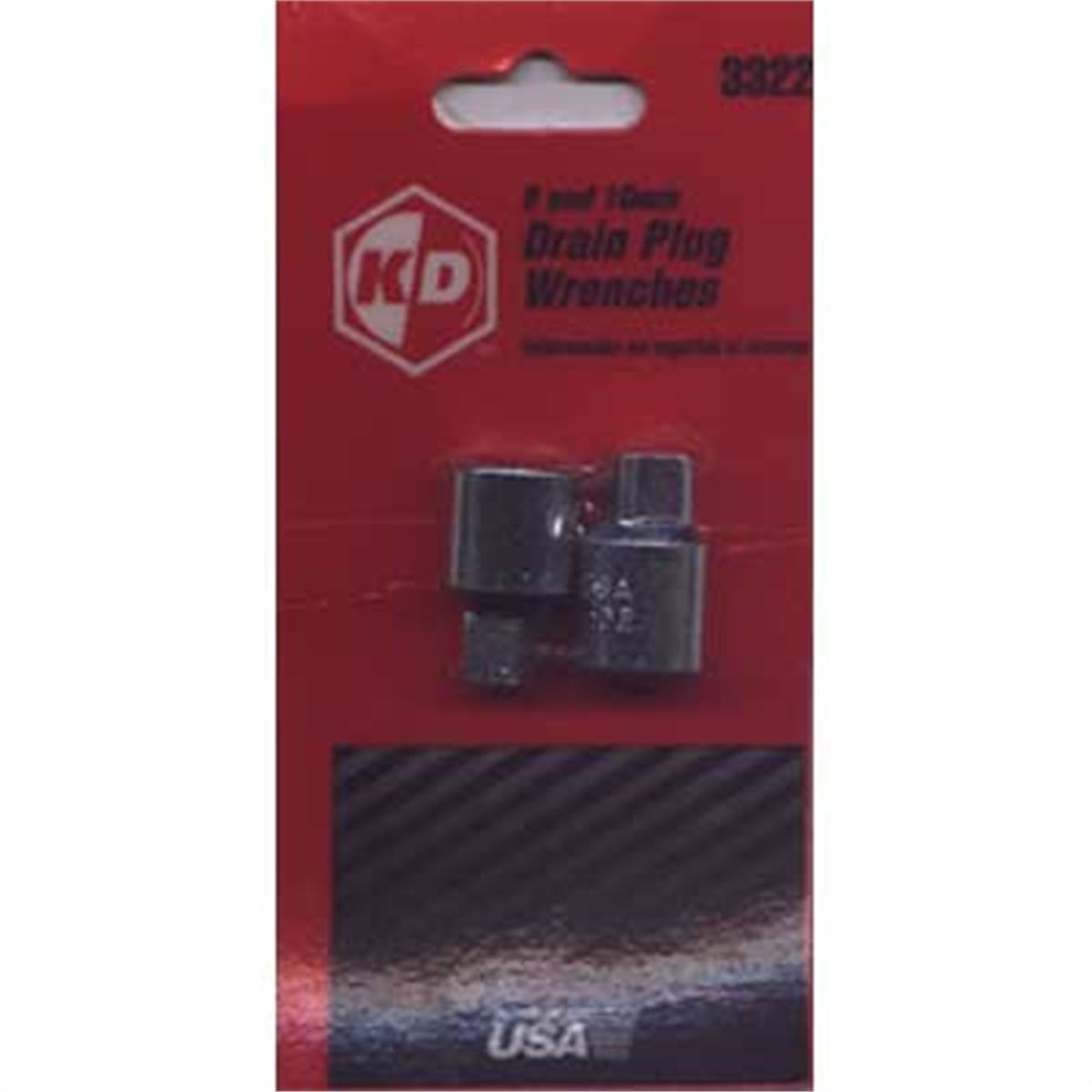 Square Drain Plug Wrench - 8mm & 10mm