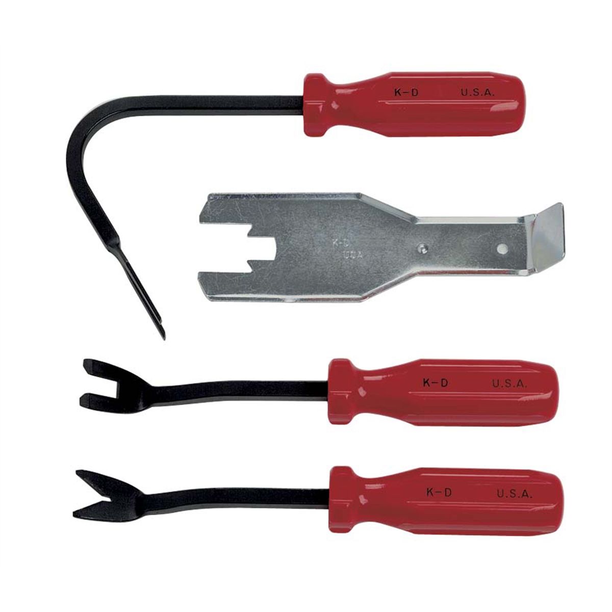 Съёмник пистонов обшивки (Upholstery clip Type): 185 мм. KD-1 инструмент. Trim Tool. Die removal Tool фото. Remover tool