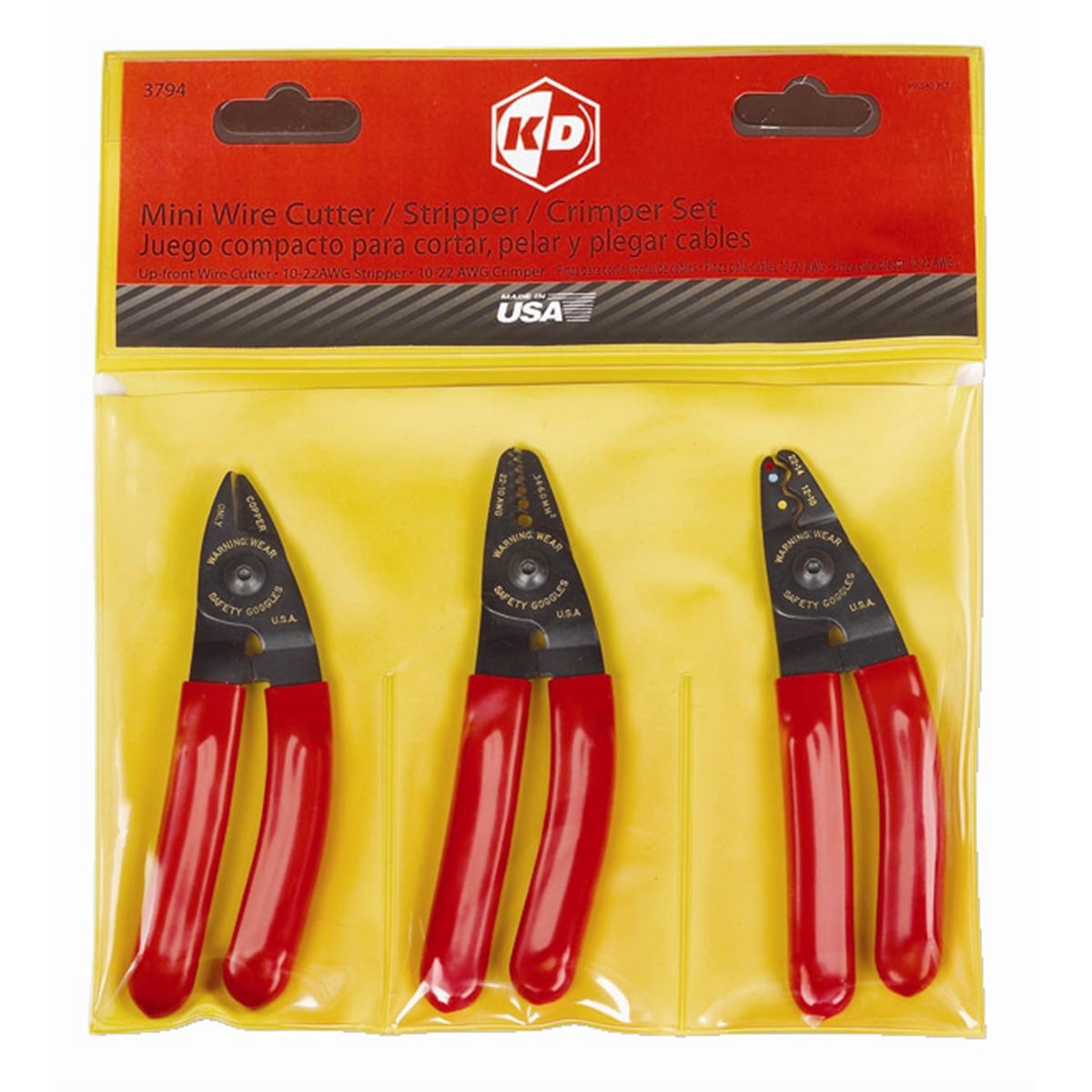 Mini Cutter Stripper Crimper Kit - 3-Pc