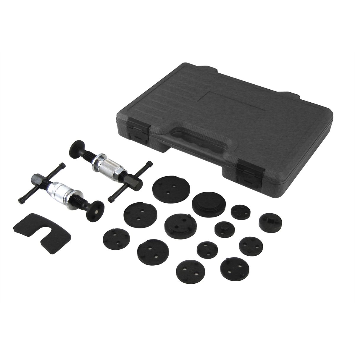 Rear Caliper Kit with Reverse Thread Compressor