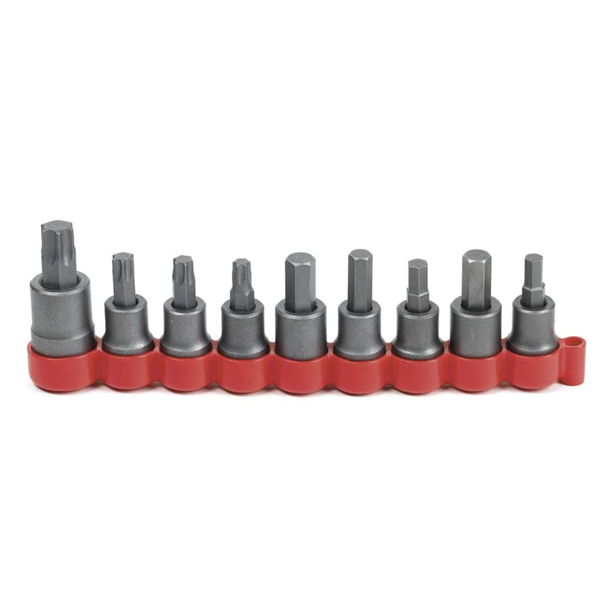 3/8 In & 1/2 In Dr Torx / Hex Brake 2 Pc Bit Set - 9-Pc