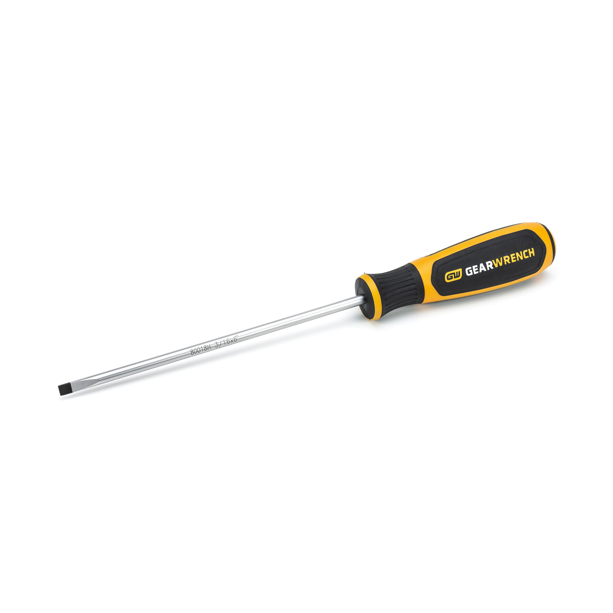 3/16" x 6" Cabinet Dual Material Screwdriver