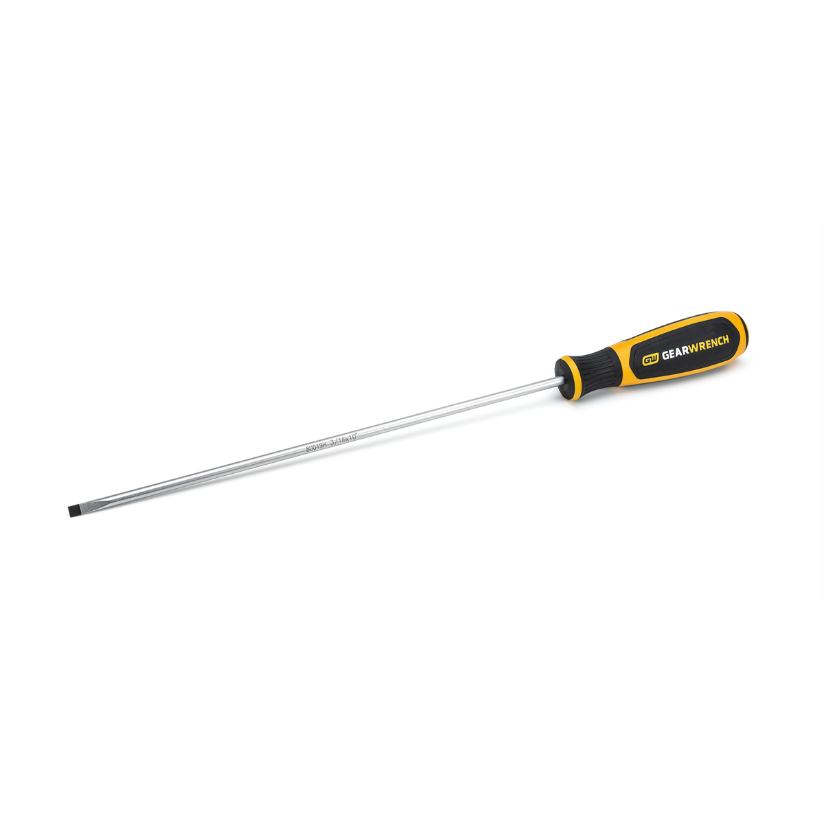 3/16" x 10" Cabinet Dual Material Screwdriver