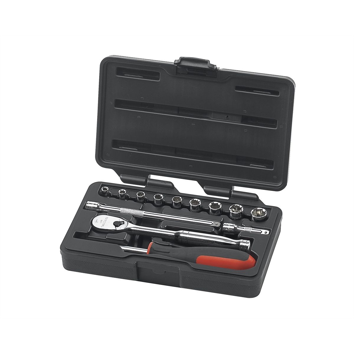 13 Pc. SAE 6 Pt. Standard Socket Set 1/4\\ DRIVE\"