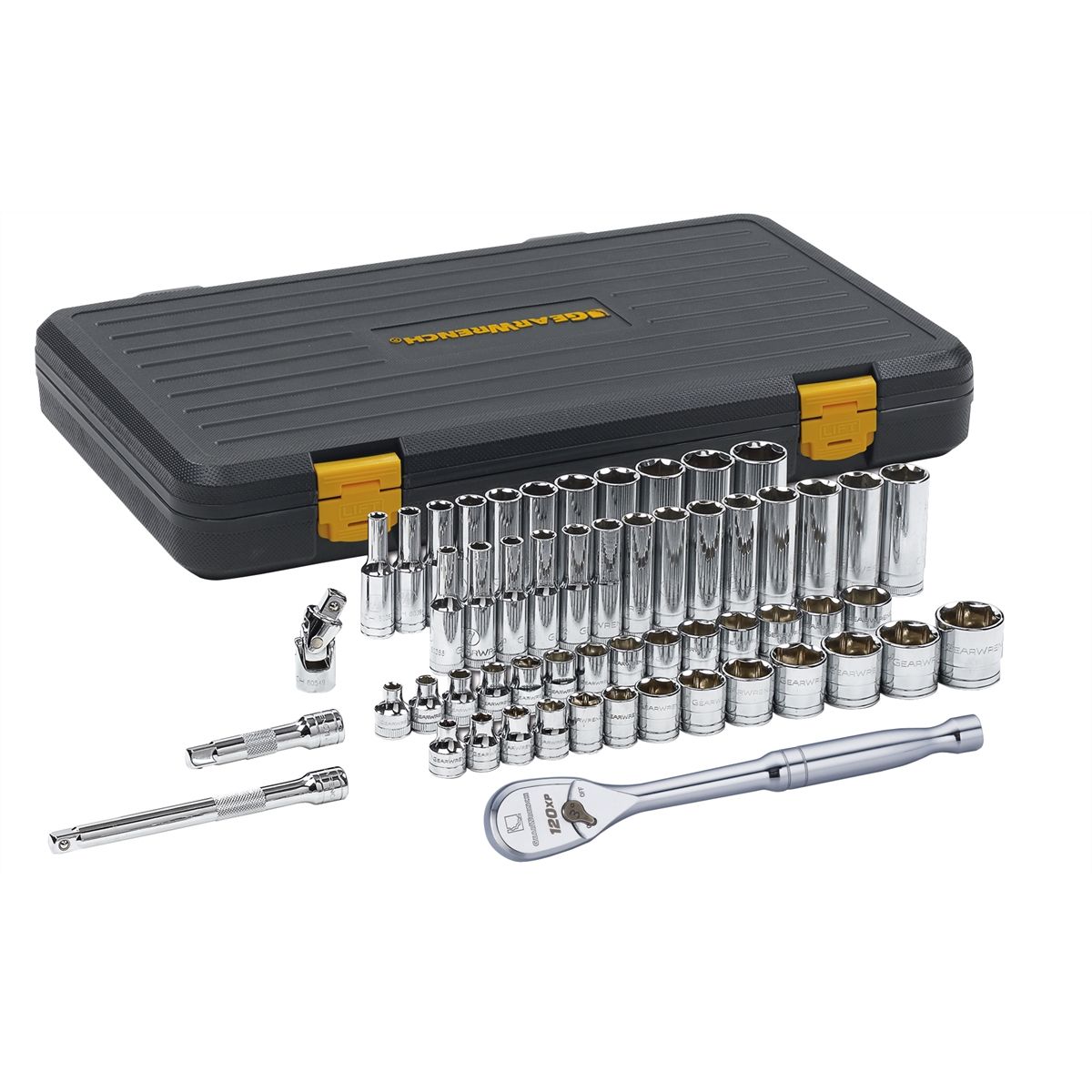 Sunex 3360DD 28 Piece 3/8-Inch Drive Impact Socket Set - Deep Metric & Fractional