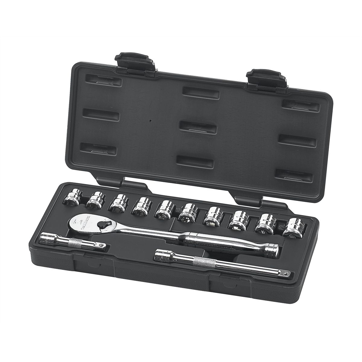 3/8 In Dr Metric 6 Point Socket Set - 13-Pc