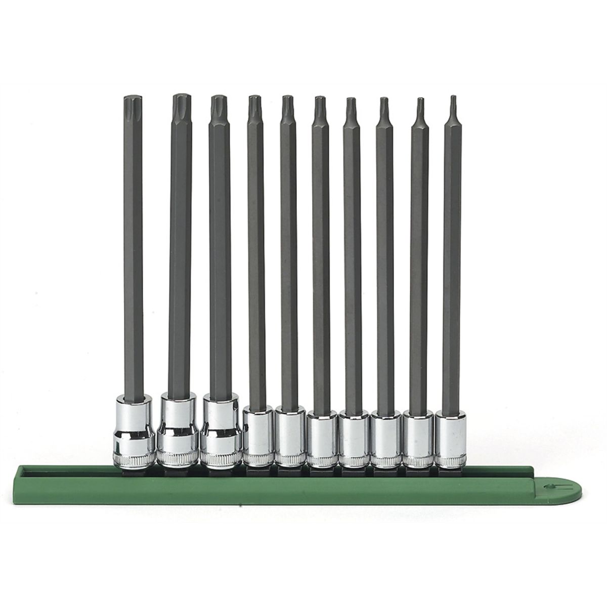 10 Piece 1/4" & 3/8" Drive Long Torx® Bit Socket Set