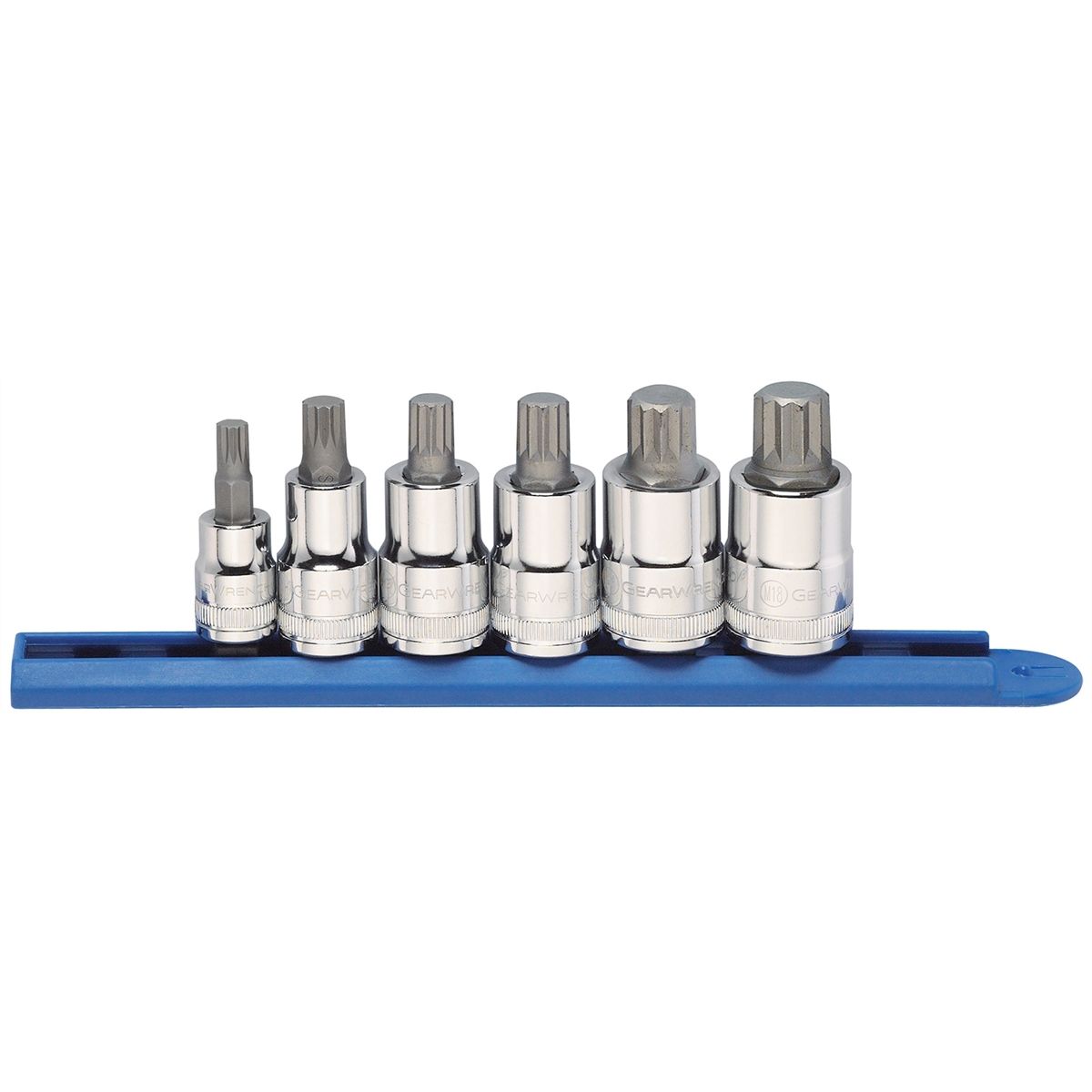 6-Pc 3/8\\ & 1/2\\\" Drive Triple Square Stubby Set\"\"\"