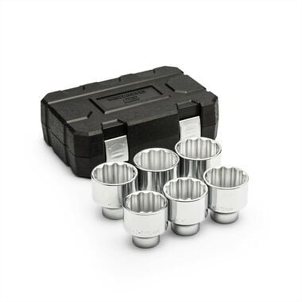 6 Piece 3/4" Drive 12 Point SAE Standard Length Socket Set
