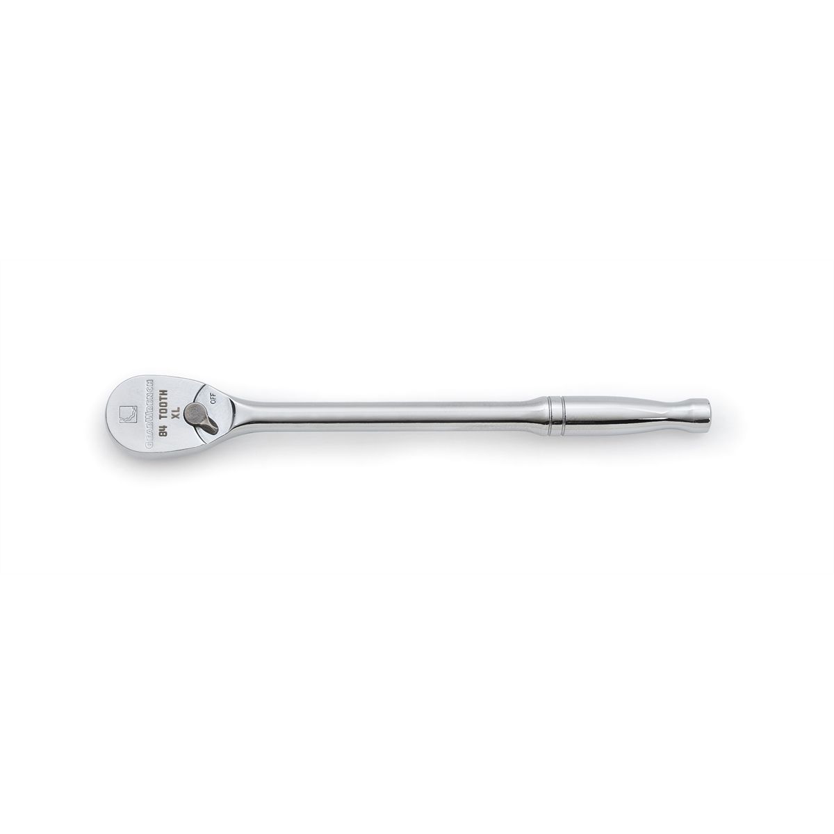 1/4 Inch Drive 84 Tooth Full Polish Long Handle Ratchet
