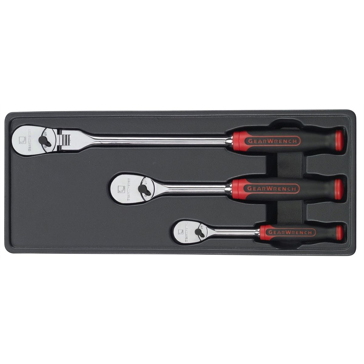 Cushion Grip Ratchet Set - 3-Pc