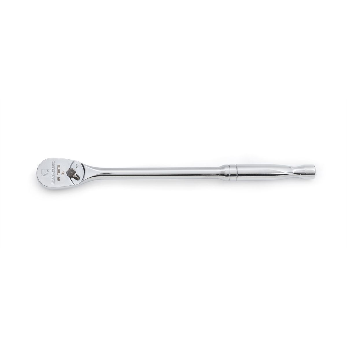 3/8"Dr. L8 84T Full Polish Long Handle Ratchet