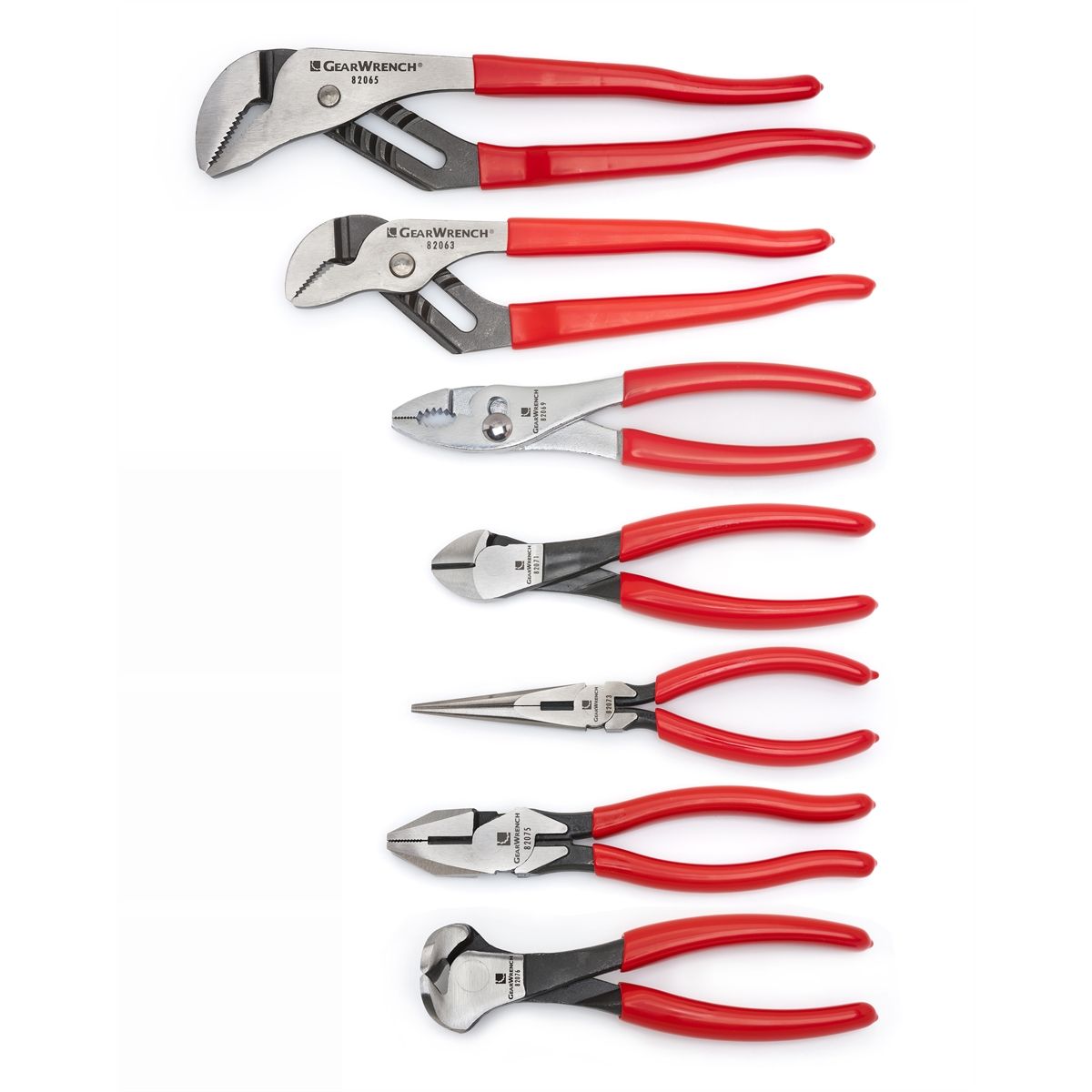 Mixed Dipped Handle Pliers Set 7 Pc
