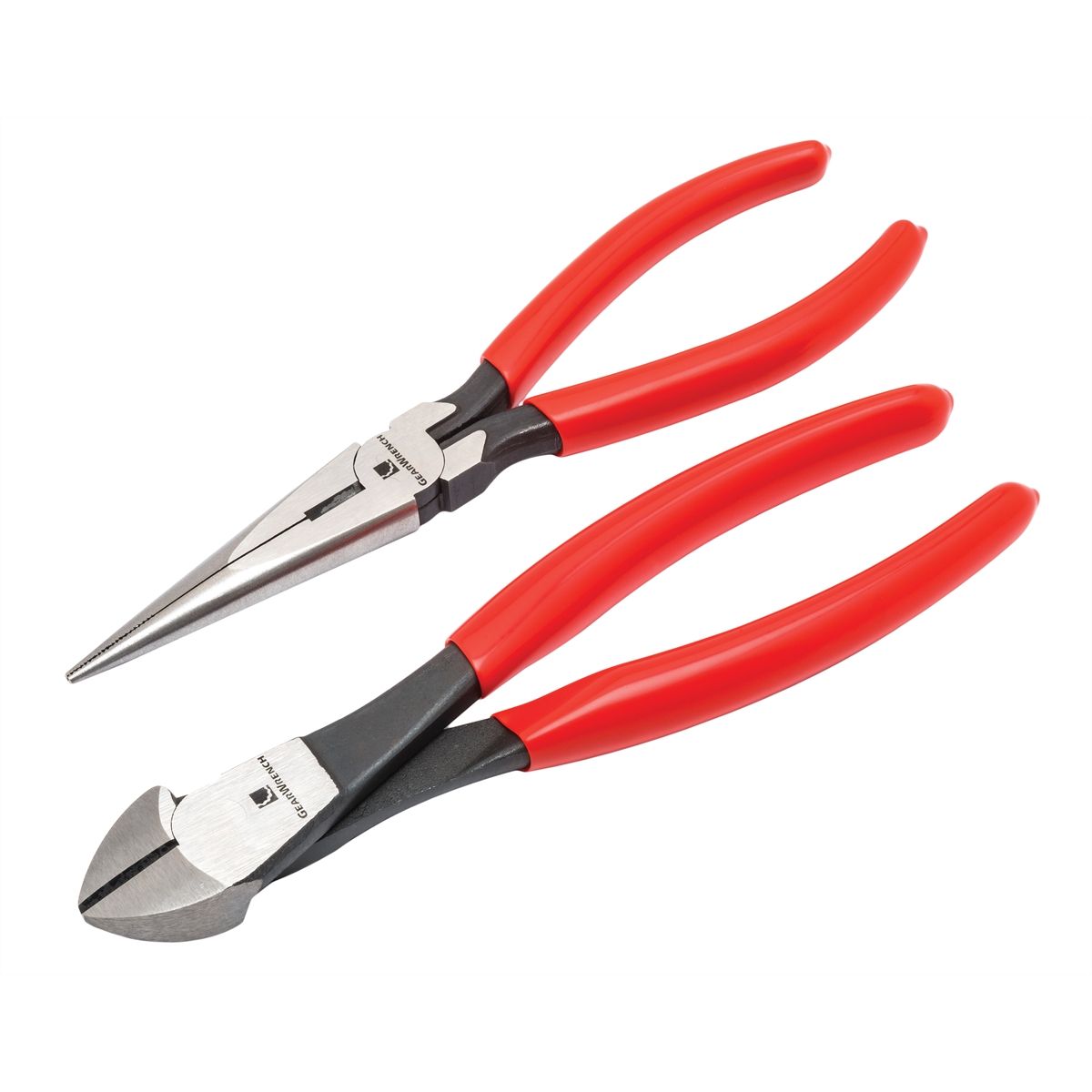 2 Pc. Plier Set - 7" Diagonal Cutting, 7.5" Long N