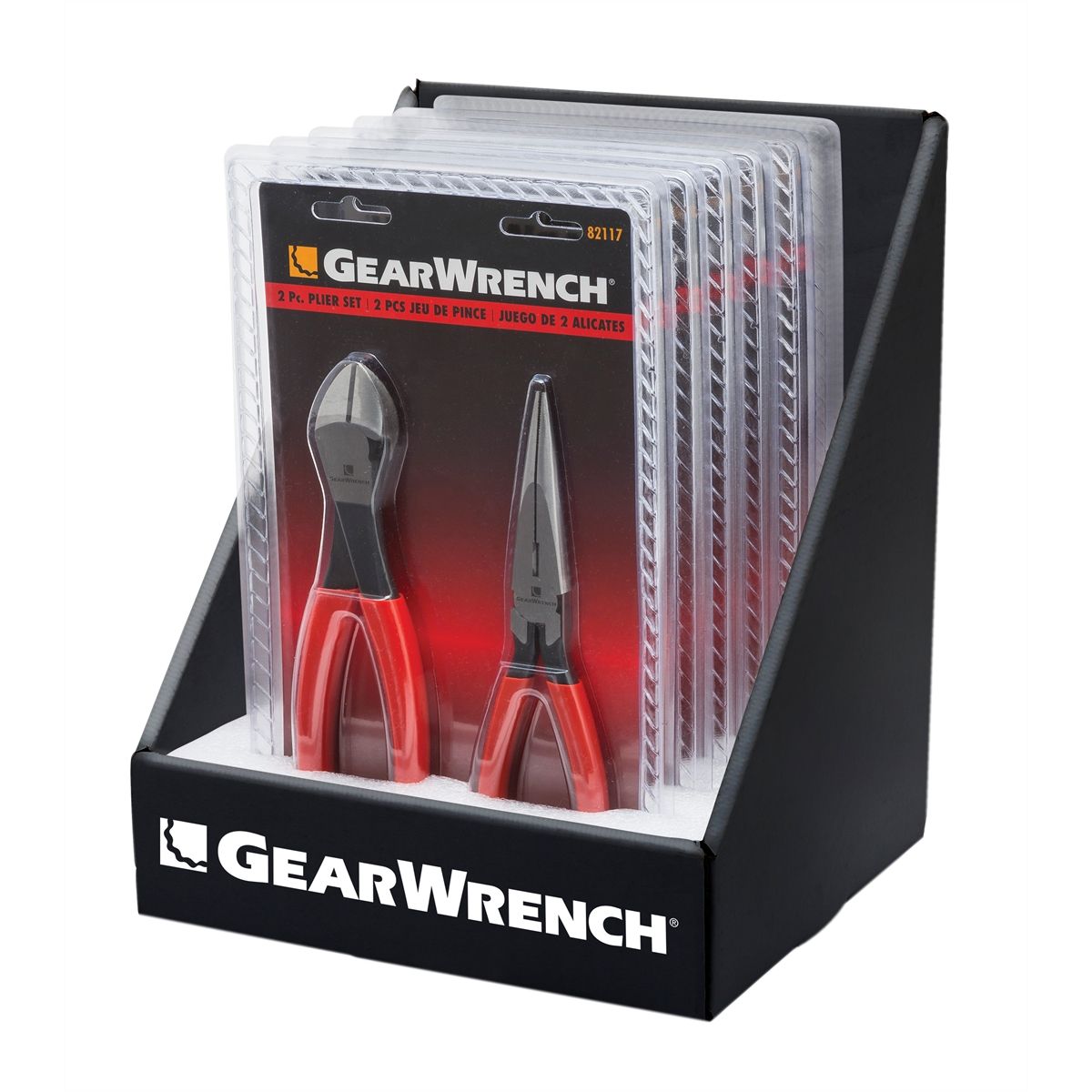 Counter Pack Merchandiser - (6) 82117 2 Pc Pliers