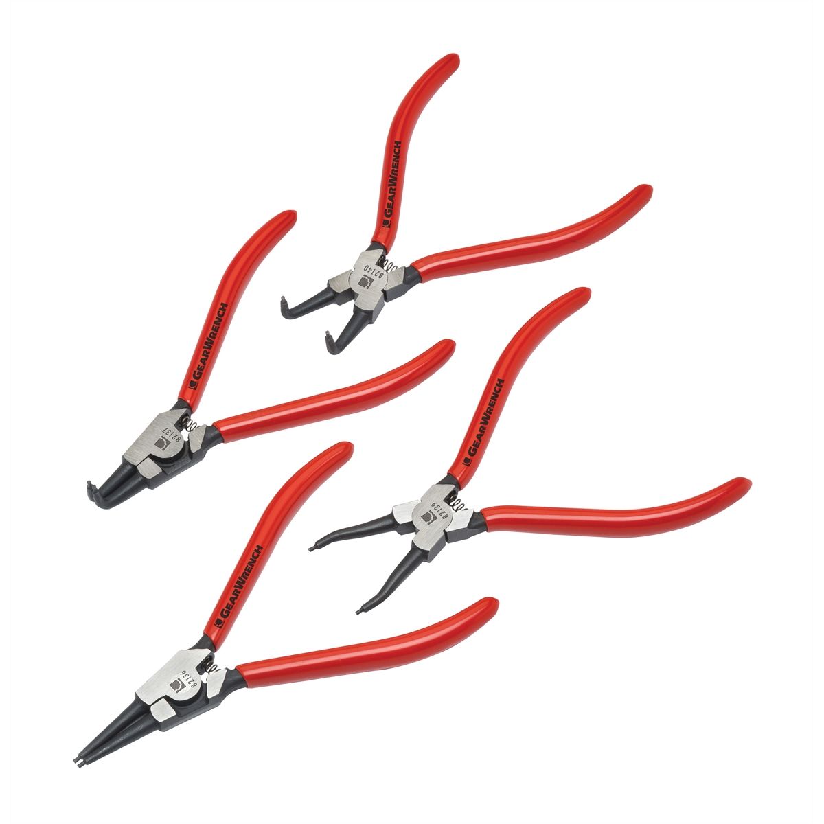 4-PC 7" SNAP RING PLIER SET