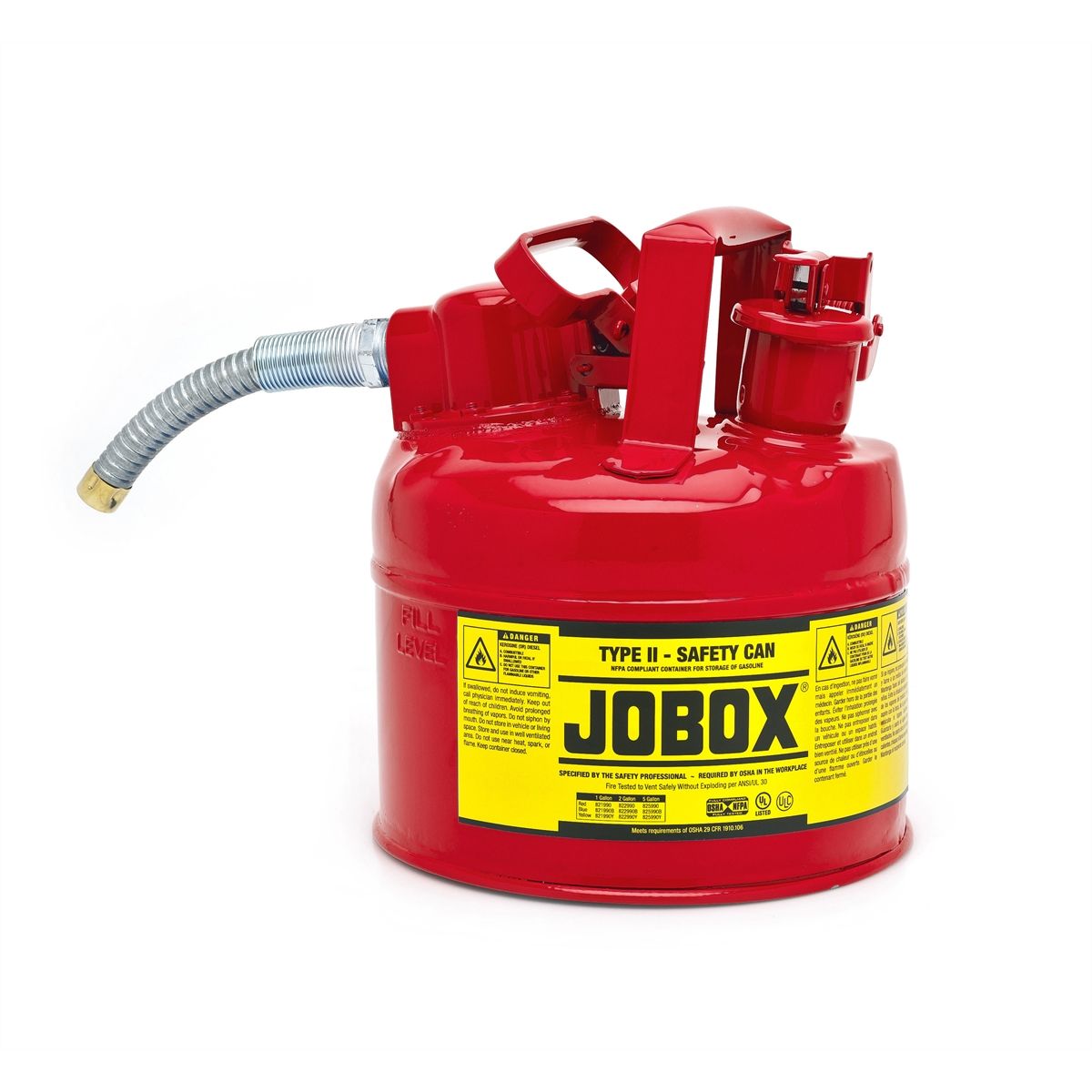 1 GAL TYPE II SAFETY CAN RED
