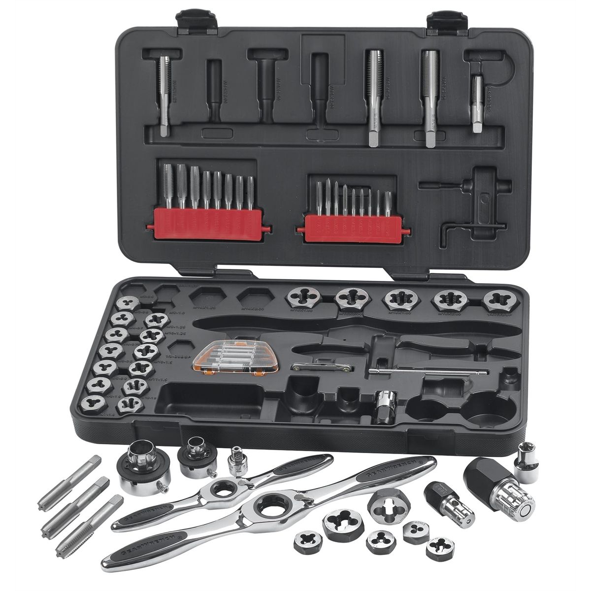 KD 82811 Large SAE Ratcheting Tap and Die Set - 65-Pc