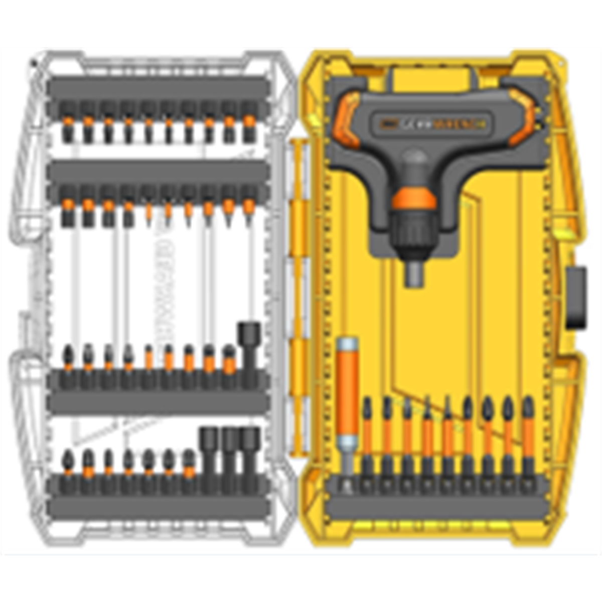 51PC MICRO BITS SET RATCHETING T-HANDLE