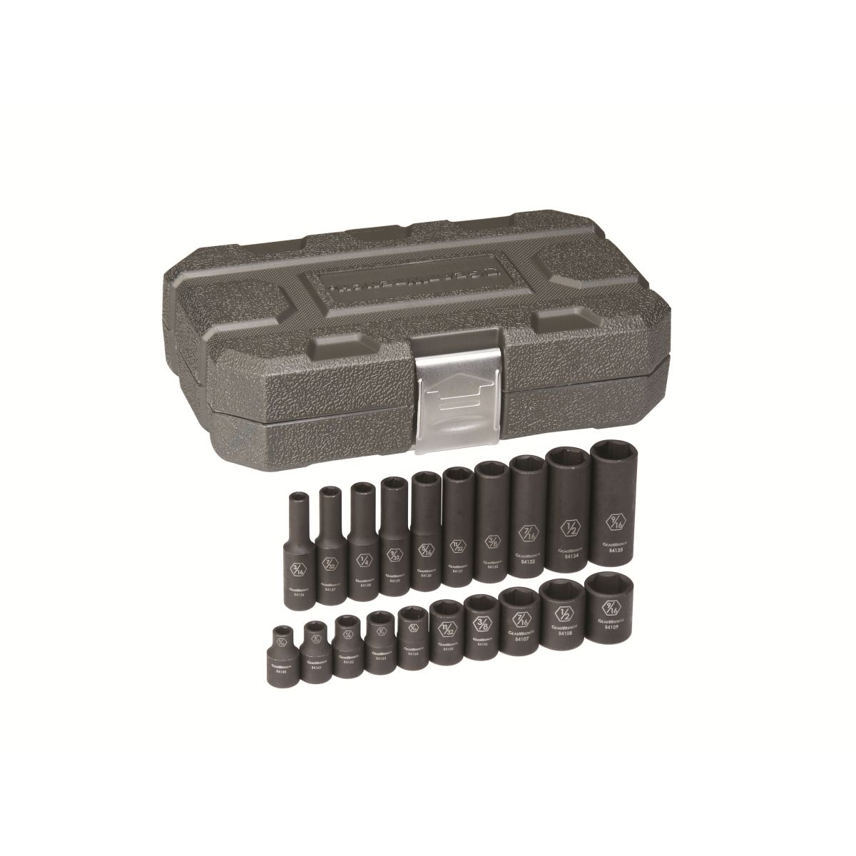 20 Pc. Impact SAE Standard & Deep Socket Set 1/4" DRIVE