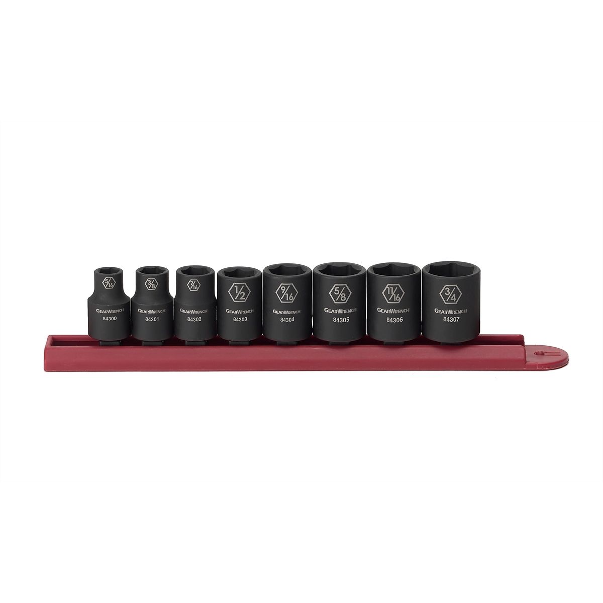 8 Pc. 3/8\\ Drive Impact Socket Set SAE\"