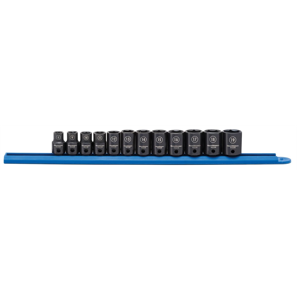 12 Pc. 3/8" Drive 6 pt Metric Set (8-19mm)