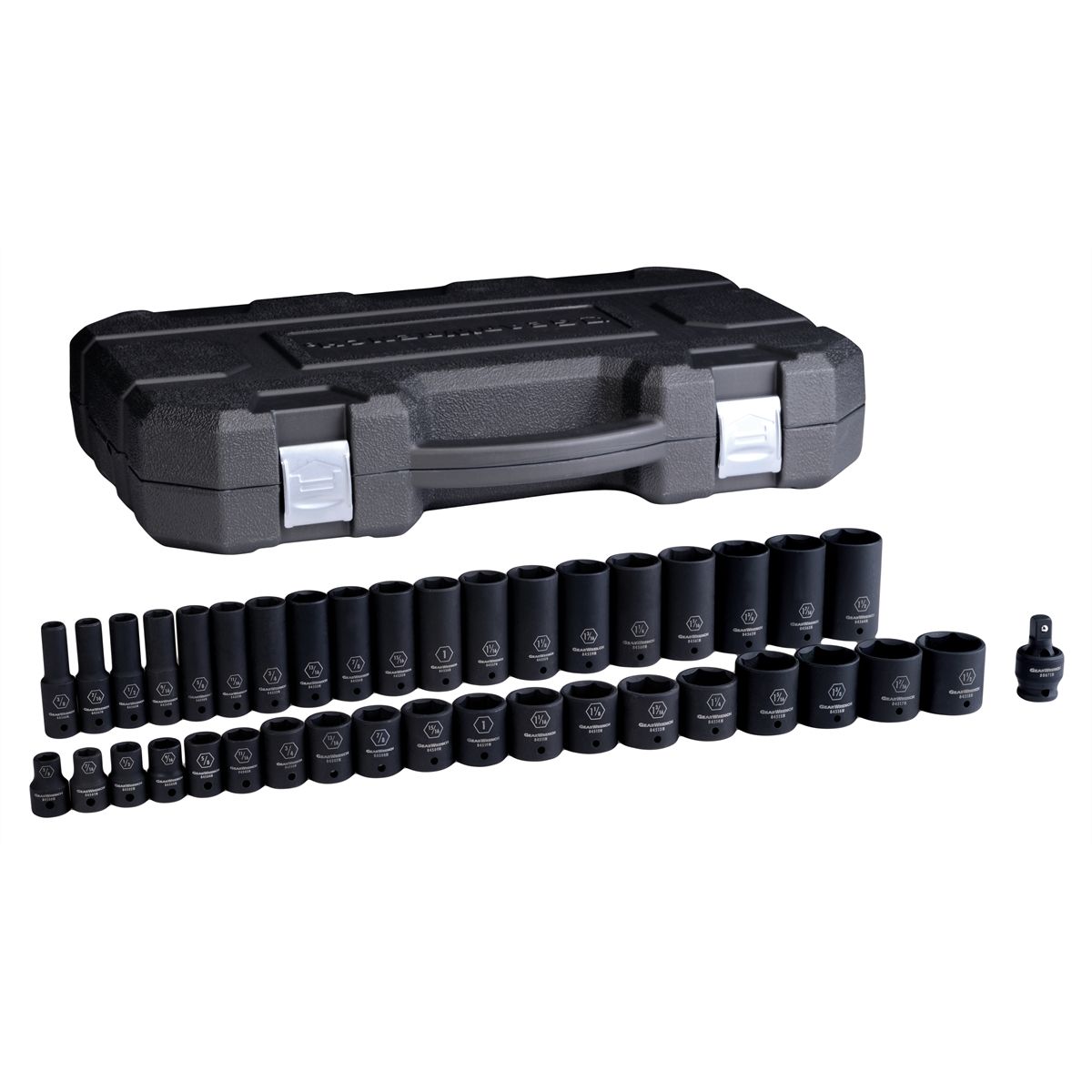 39 Pc. 1/2" Drive 6 Point SAE