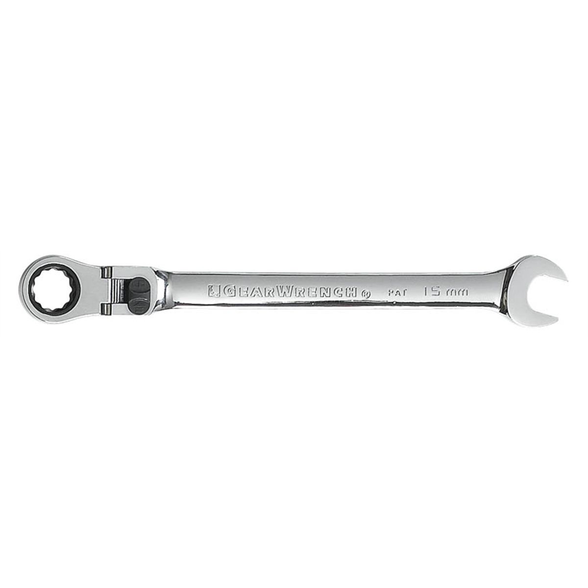15 mm XL Locking Flex Combination Ratcheting Wrench GearWrench 85615