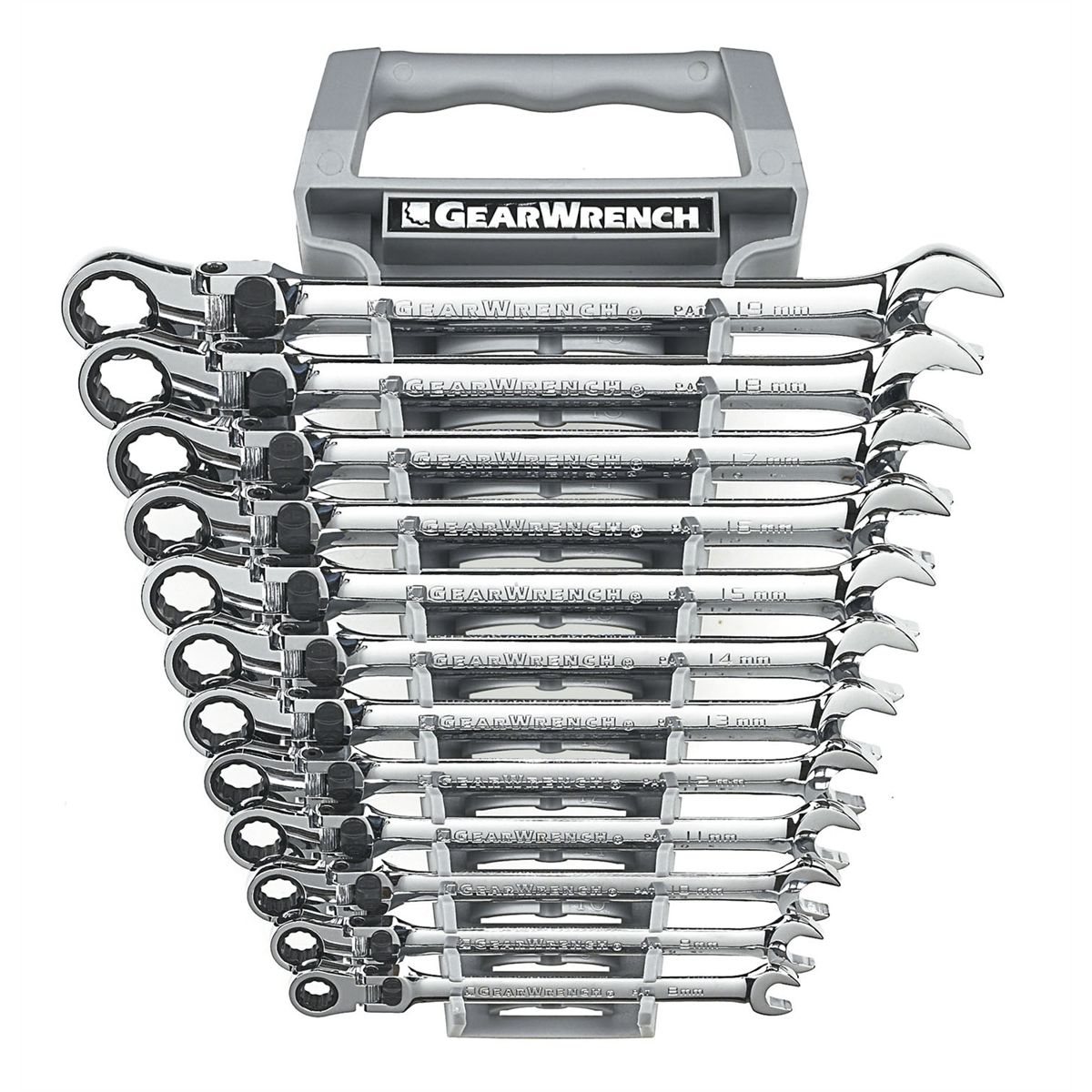 XL Locking Flex Head GearWrench Set - Metric - 12-Pc